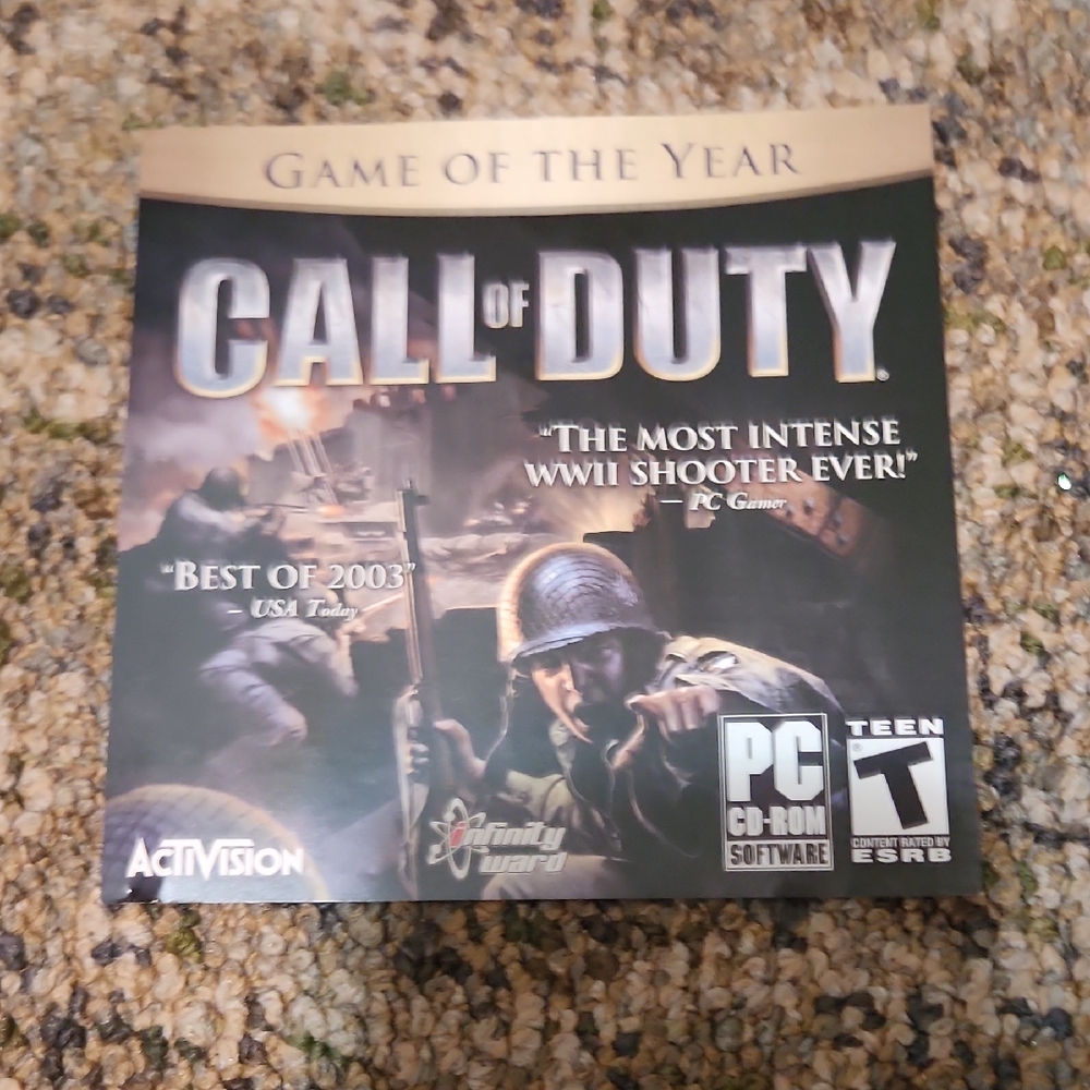 Call of Duty Game of the Year Edition PC CD-ROM